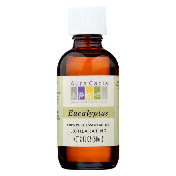 Aura Cacia - Essential Oil Eucalyptus Pure - 2 Fl Oz