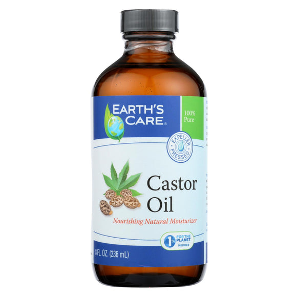 Earth's Care - Castor Oil - 1 Each - 8 Oz