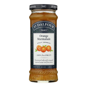 St Dalfour Fruit Spread - Deluxe - 100 Percent Fruit - Orange Marmalade - 10 Oz - Case Of 6