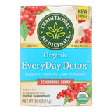 Traditional Medicinals Everyday Detox Herbal Tea - 16 Tea Bags