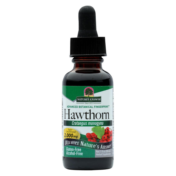 Nature's Answer - Hawthorn Berry Leaf And Flower - 1 Fl Oz