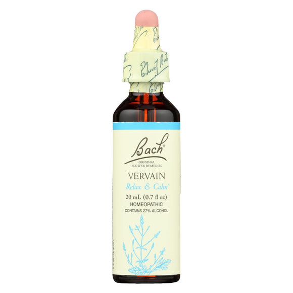 Bach Flower Remedies Essence Vervain - 0.7 Fl Oz