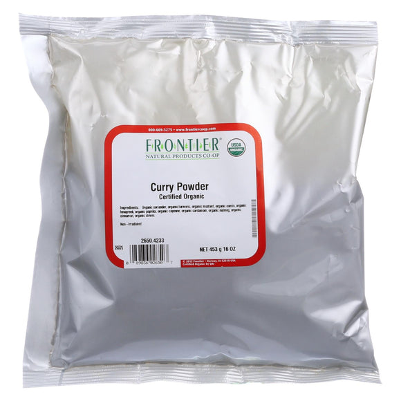 Frontier Herb Curry Powder Seasoning Blend Organic - Single Bulk Item - 1lb