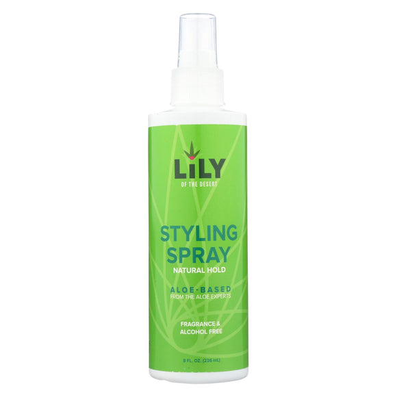 Lily Of The Desert - Styling Spray Natural Hold - Case Of 1 - 8 Fl Oz.