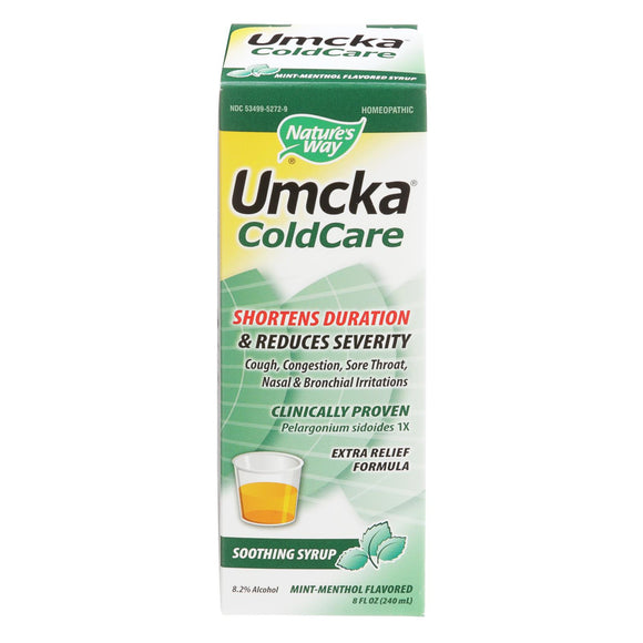 Nature's Way - Umcka Coldcare Syrup Menthol - 8 Fl Oz