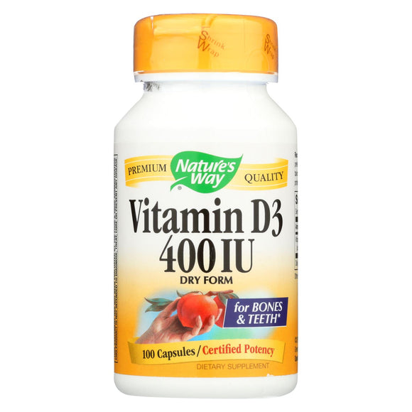Nature's Way - Vitamin D-400 - 400 Iu - 100 Capsules