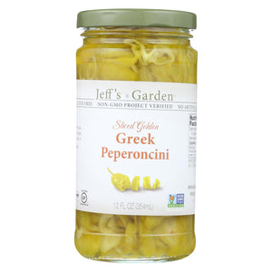 Jeff's Natural Jeff's Natural Greek Pepperoncini - Greek Pepperoncini - Case Of 6 - 12 Oz.