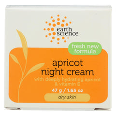 Earth Science Apricot Night Cream - 1.65 Oz