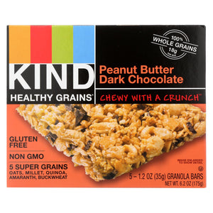 Kind Bar - Granola - Healthy Grains - Peanut Butter And Chocolate - 5/1.2 Oz - Case Of 8