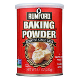 Rumford Baking Powder - Aluminum Free - Non-gmo - Case Of 12 - 8.1 Oz
