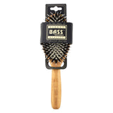 Bass Brushes - Nylon Bristle Brush - Large Oval Wild Boar - 1 Count