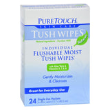 Puretouch Tush Wipes Flushable - 24 Wipes