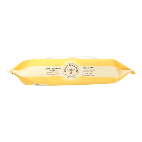 Burts Bees - Wipes - Fragrence Free - Baby Bee - 72 Count