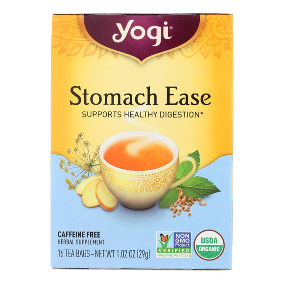 Yogi Tea Stomach Ease - Caffeine Free - 16 Tea Bags
