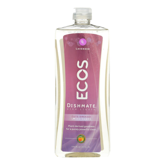 Earth Friendly Dishmate Dish Liquid - Lavender - 25 Fl Oz