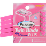 Personna Razor Blades - Twin Blade Plus - 5 Pack