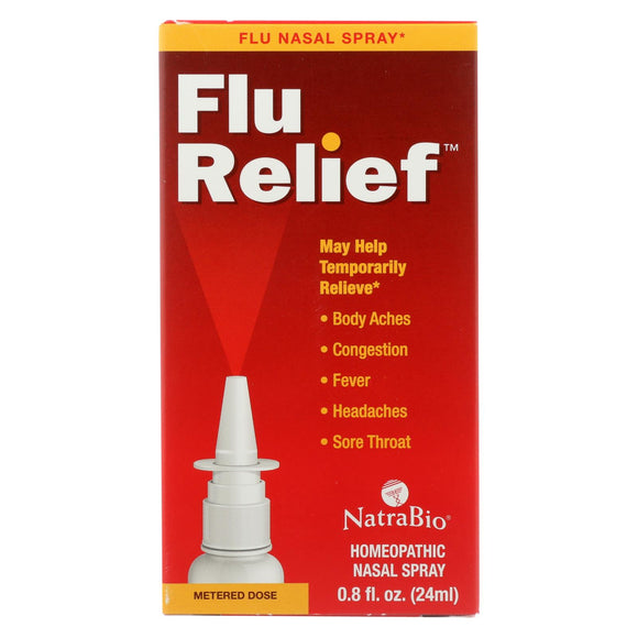 Natrabio Flu Relief Nasal Spray  - 1 Each - .8 Oz