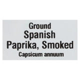 Frontier Herb Paprika Powder - Smoked - Spanish - Ground - Bulk - 1 Lb