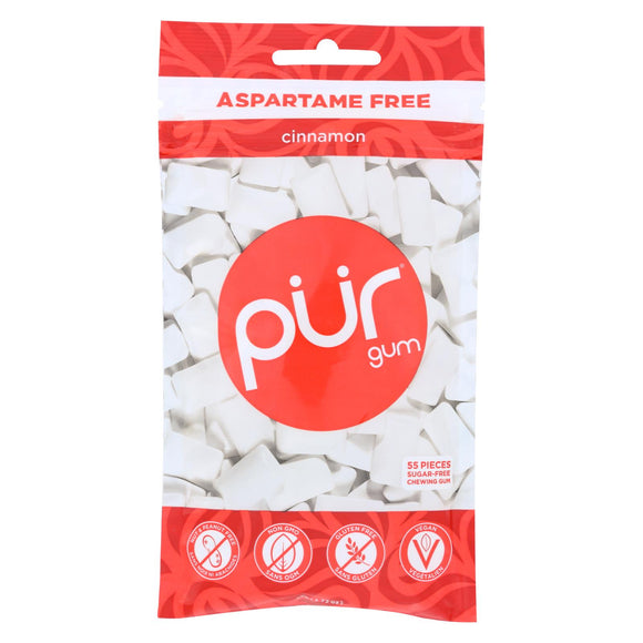 Pur Cinnamon Gum  - Case Of 12 - 2.72 Oz